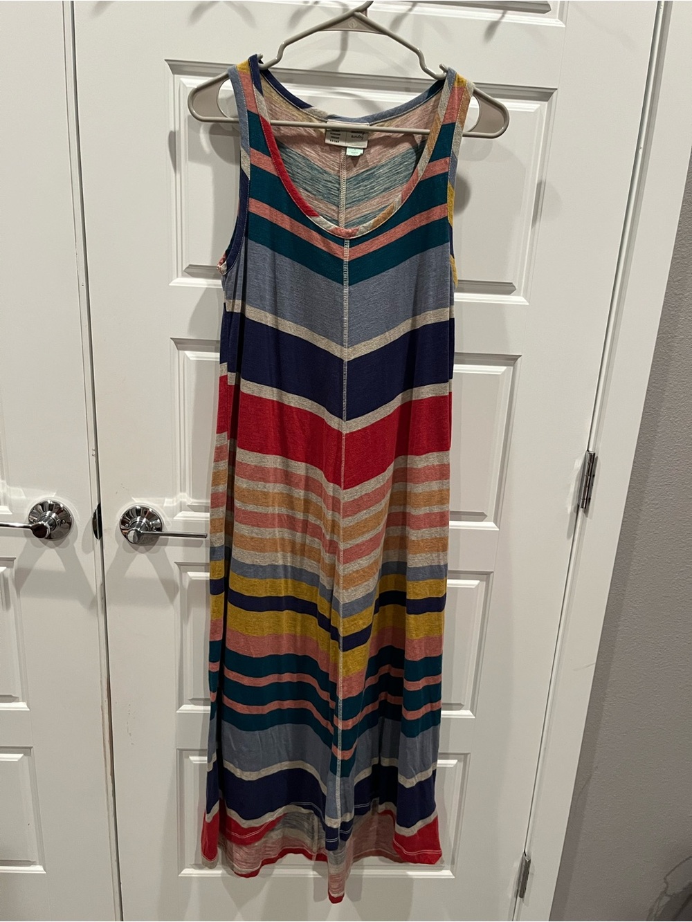 Saturday Sunday Multi-Stripe Maxi Dress-anthropology